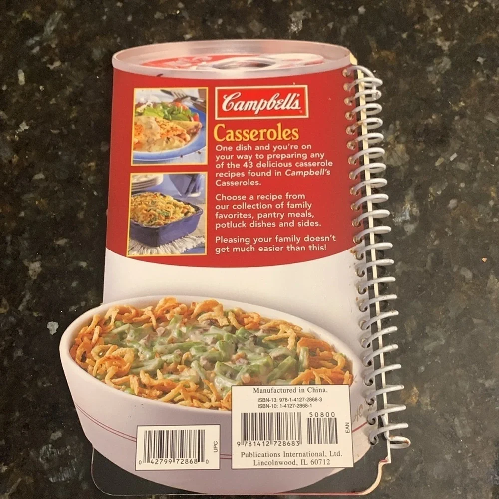 Campbell’s Casseroles Small Cook Book, Preloved in great condition!